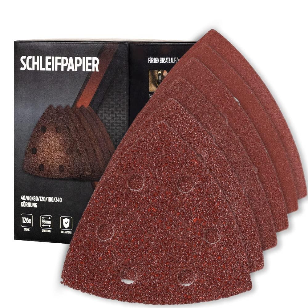 SCHLEIFPAPIER triangular 126 Stück SCHLEIFPAPIER triangular 126 Stück von bestTools