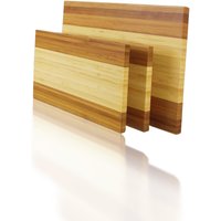Elegantes Brettchen Set, Mir 3 Stabilen Bambus Servierboards, Für Sushi & Co, Premiumqualität Im Nature Design, 27 X 18 cm, 21 cm Elegantes Brettchen Set, Mir 3 Stabilen Bambus Servierboards, Für Sushi & Co, Premiumqualität Im Nature Design, 27 X 18 cm, 21 cm von bestbambus