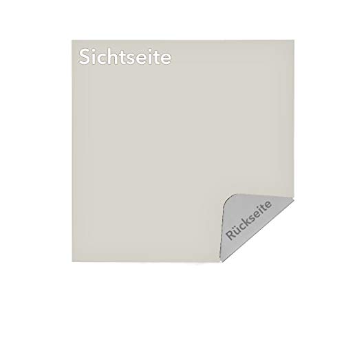 Blechzuschnitt aus verzinktem Stahlblech 0,75 mm farbbeschichtet in RAL 9002 (Grauweiß) - einseitig mit Schutzfolie - 60 x 80 cm (600 x 800 mm) von bestell-dein-Blech