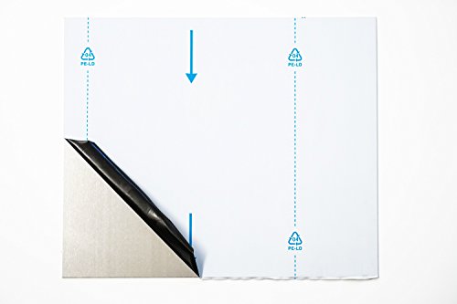 bestell-dein-Blech Metall Aluminium Blechzuschnitt 1,5 mm stark - Alu Blech walzblank natur einseitig mit Schutzfolie versehen Zuschnitt nach Maß Größe: 70 x 80 cm (700 x 800 mm) von bestell-dein-Blech