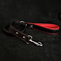 Bestia™ Echtleder Blankleder Leine Mit Weicher Griffpolsterung. 2 cm Breit. 110 Lang. 100% Leder. Handgemacht in Europa von bestiadoggear