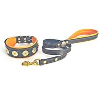 Bestia "Bijou" Set - Halsband & Leine. Altsilber Dekoration Und Schmucksteinen. Einzigartige Polsterung Für Maximalen Komfort. S Bis Xl von bestiadoggear