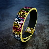 Bestia "Moby" Designer Katzenhalsband. Echtes Leder. Einzigartiges Design. Handgefertigte Qualität von bestiadoggear