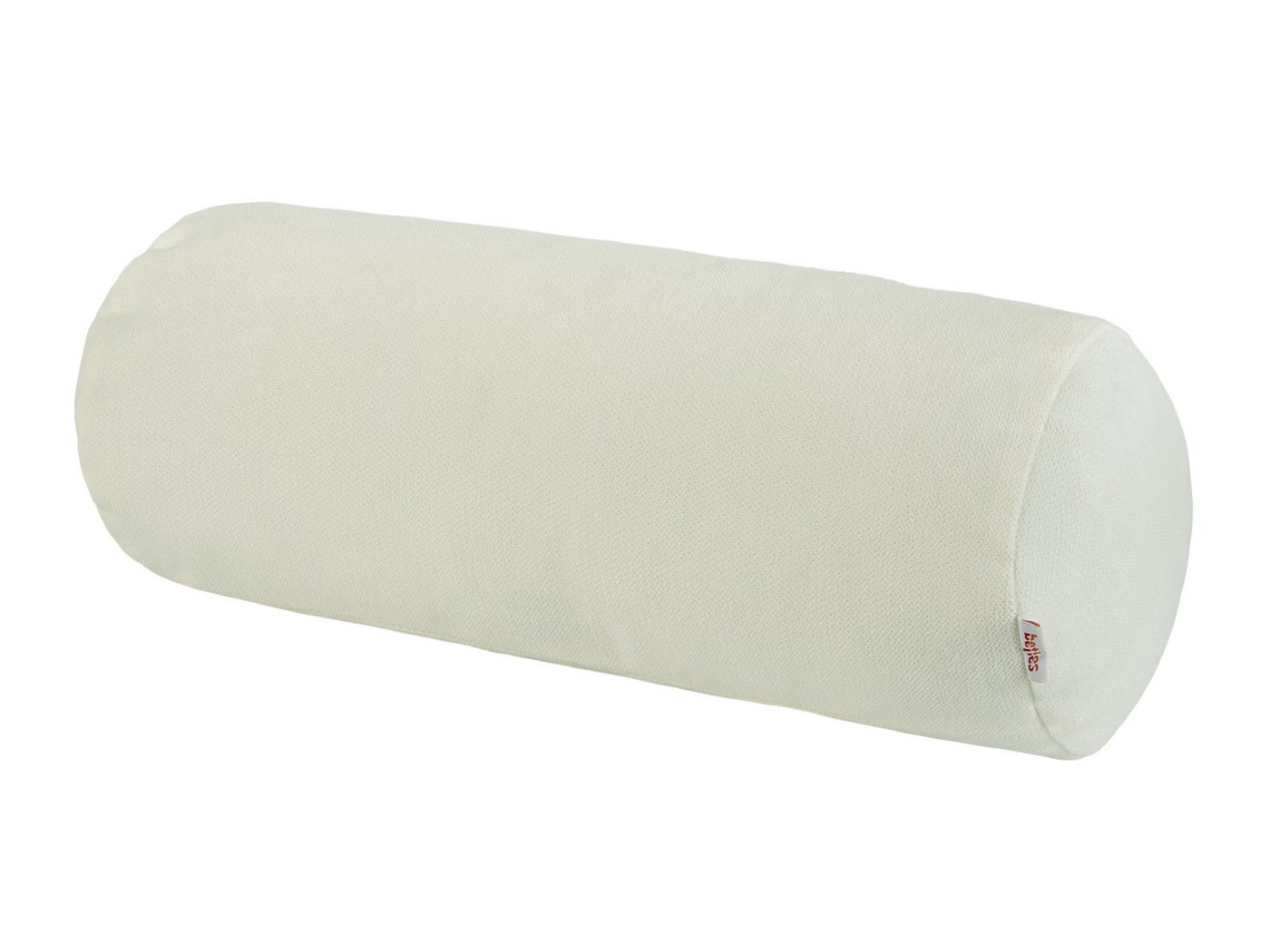 beties Nackenrollenbezug FarbTon, (1 Stück), Chenille-Haptik in Raumausstatter Qualität ca. 15x40 cm sahne-weiß von beties