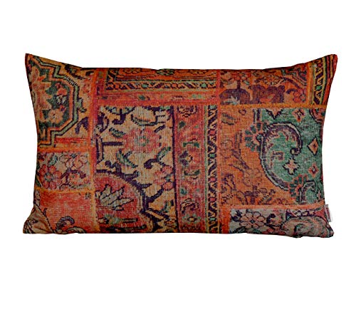 beties „PersischPatch“ Kissenhülle ca. 30x50 cm 100% Baumwolle marokkanischer Wohnstil in der Farbe abendrot von beties