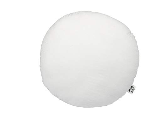 beties PublikFree Kopfkissen rund ca. Ø60 cm mit Polyester-Faserbällchen gefüllt, Bezug 100% Baumwolle, Allergiker-Kissen Allergikergeeignet Kissen Schlafkissen (rund ca. Ø60 cm) von beties