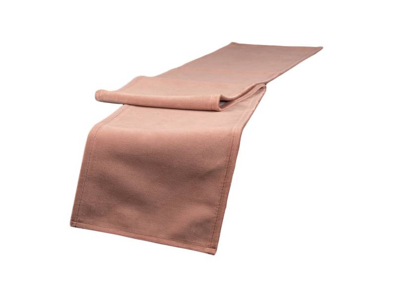 beties Tischband Samt&Sonders (1-tlg, 1 Stück Tischband), schmaler Samt Tischläufer ca. 18x140 cm altrosa Tischdeko von beties