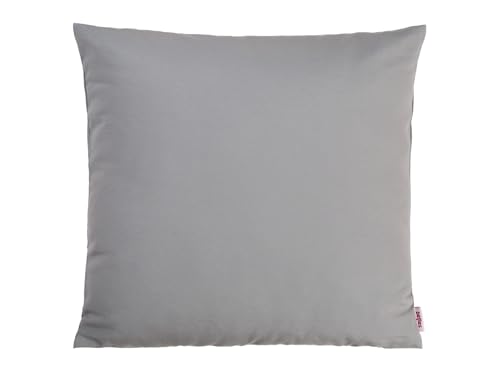 beties „Wunschton“ Kissenhülle ca. 40x40 cm Kissenbezug Kopfkissenbezug Sofa Couch – EIN idealer Uni Begleiter (Silber) von beties