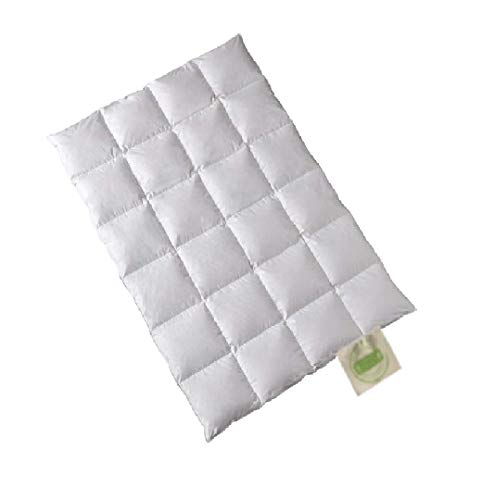 Betten-Traum-Land Öko Daune Winterdecke 100% Daune recycelt: nachhaltig ökologisch wertvoll Kassettendecke (135x200 cm) von betten-traum-land