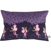 Kuschelkissen - Reisekissen Kinderkissen Fee Elfe Sterne Lila Rosa 20 cm X 30 Hotelverschluss von bettinabruder