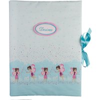 Sammelmappe Din A3 - 30 Sichthüllen Fee Elfe Sterne Türkis Rosa Mappe Mit Namen von bettinabruder