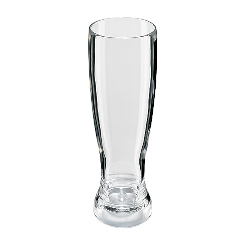 bevando Weizenglas 0,5l - Weizenbierglas - Kunststoff - Polycarbonat - 2er Set von bevando