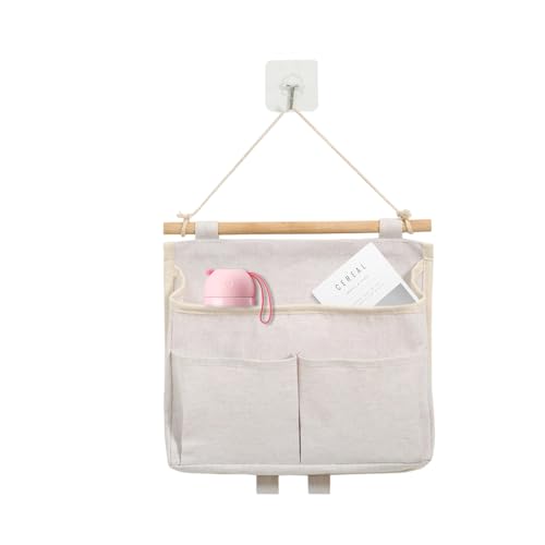 bevog Hängende Tasche, Wand-Aufbewahrungstasche für Tür, tragbarer Aufbewahrungskorb zum Aufhängen mit Taschen, für Schrank, Büro, Haus, Wohnzimmer, Schlafzimmer von bevog