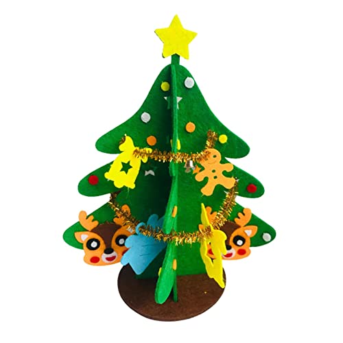 bevog Weihnachtsbaum aus Filz für – Dekoration für den Weihnachtsbaum, Weihnachtsdekoration, Festival, Basteln, Vlies von bevog