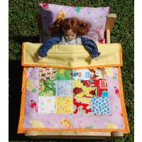 Doll Quilt Kissen Und Kissenbezug Set Obst Auf Lavendel - Versandfertig von beyondquilts