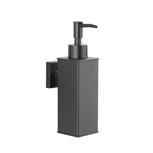 BGL Soap Dispenser, Wall Mounted Dispenser,304Stainless Steel Liquid Dispenser Matte Black for Daily Use von BGL