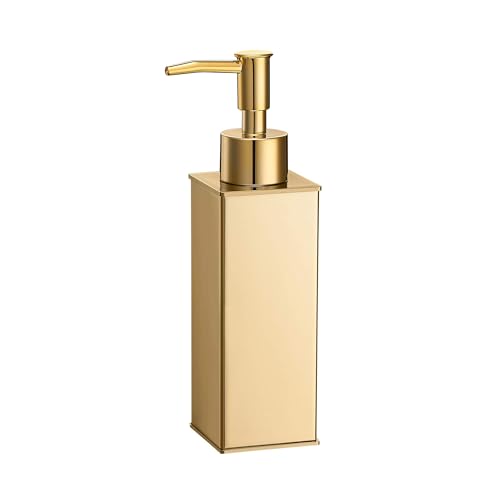 BGL Standing Soap Dispenser Square Lotion soap dispensers, Gold Shampoo Dispenser für Dusche, Bad, Küche von BGL