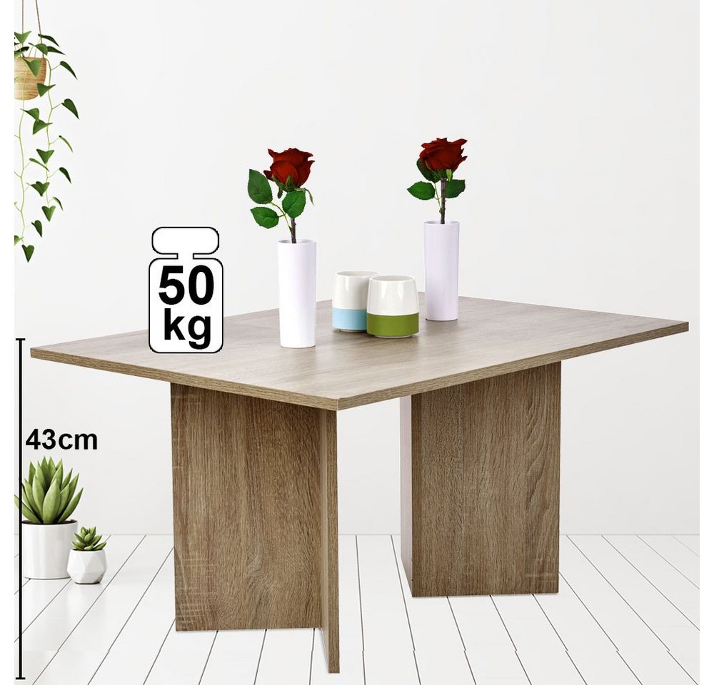 bhp Couchtisch, Couch Kaffee Beistell Tisch Holz Buche foliert Wohn Ess Zimmer Möbel von bhp