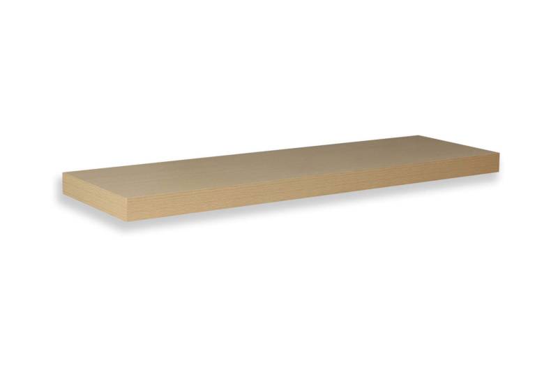 bhp Wandboard "Simple", 3,8cm, foliert, Buche , inkl. Wandhalterung 80 x 23,5cm von bhp