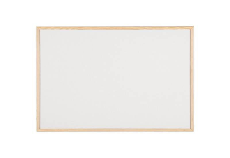 bi-office Magnettafel Whiteboard MM07001010 magnethaftend Holzrahmen 90x60cm von bi-office