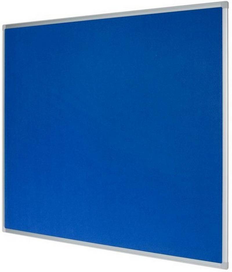 bi-office Pinnwand Filztafel Earth-it Maya Aluminiumrahmen 120x90cm blau von bi-office