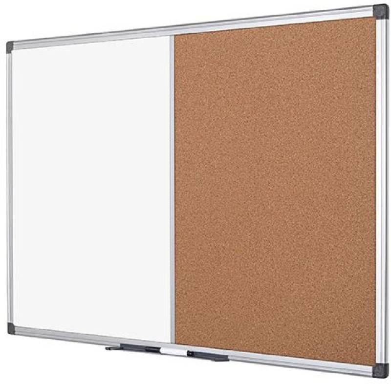 bi-office Wandtafel Kombitafel Maya Kork/Whiteboard magnetisch 120x120cm von bi-office