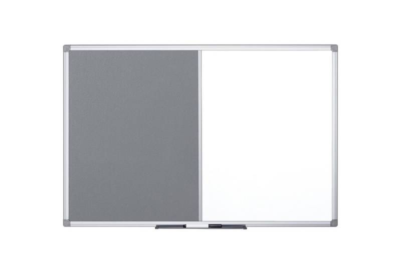 bi-office Wandtafel Kombitafel Maya XA0328170 Filz/magnetisch 90x60cm grau von bi-office