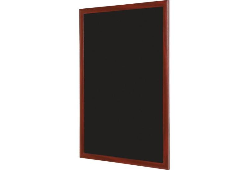 bi-office Wandtafel Kreidetafel PM3115652 100x45cm Holzrahmen kirsch von bi-office