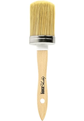 biancoShabby® Profi Ovalpinsel TOP für Chalk Paint, Wachs und traditionelle Lacke von bianco Shabby