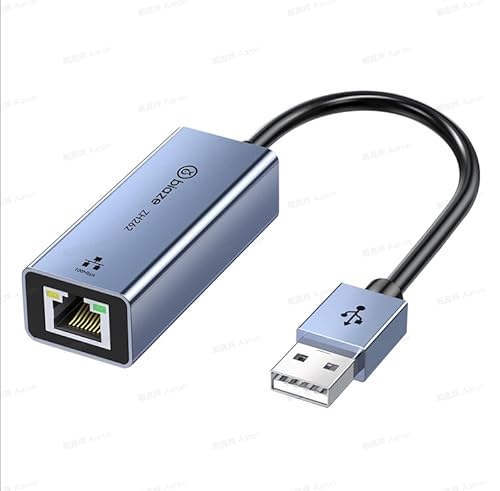 Biaze ZH262 USB zu LAN Adapter, 100 Mbps Ethernet Adapter USB3.0 Netzwerkadapter, Aluminium-Gehäuse, Kompatibel mit Switch, Mi Box, Laptop, Windows, MacOS, Linux Biaze ZH262 USB zu LAN Adapter, 100 Mbps Ethernet Adapter USB3.0 Netzwerkadapter, Aluminium-Gehäuse, Kompatibel mit Switch, Mi Box, Laptop, Windows, MacOS, Linux von biaze