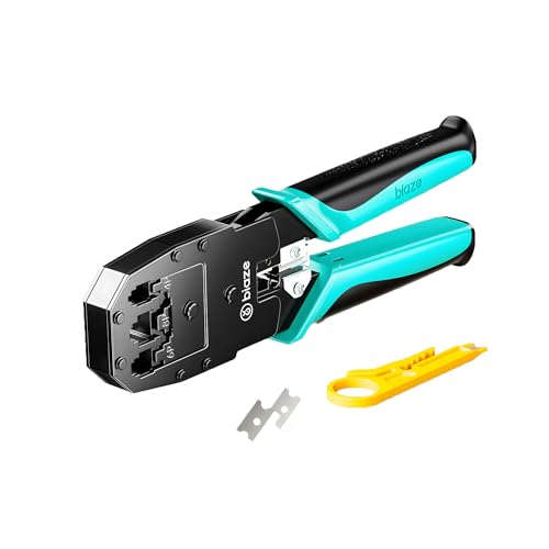 biaze GJ62 Crimpzange RJ45 Presszange für stecker, Abisolieren und Schneiden für Netzwerkstecker, Netzwerk Werkzeug für 6P4C 6P6C 8P8C 4P4C 4P2C Netzwerkstecker und Telefonestecker biaze GJ62 Crimpzange RJ45 Presszange für stecker, Abisolieren und Schneiden für Netzwerkstecker, Netzwerk Werkzeug für 6P4C 6P6C 8P8C 4P4C 4P2C Netzwerkstecker und Telefonestecker von biaze