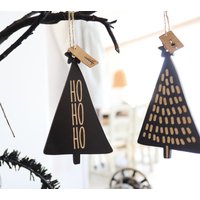 5Erset Weihnachtsanhänger Aus Holz Nach Handgezeichneten Vorlagen Incl. Label, Weihnachtsdekoration, Weihnachtsbaumschmuck, Christbaumkugeln von bibdecofieber
