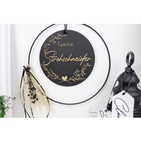 Personalisiertes Türschild, Geschenk Hochzeit, Weihnachtsgeschenk, Geburtstag von bibdecofieber