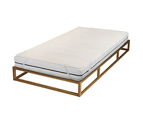 Sleep & Protect Molton-Matratzenauflage 0808422 Natur 1x 180x200 cm von biberna Sleep & Protect