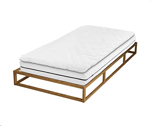 Sleep & Protect wasserundurchlässige Molton-Matratzenauflage für Topper 0808316 weiß 1x 140x200 cm von biberna