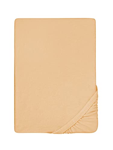 biberna Frottee-Stretch-Spannbetttuch 0012344 Gold 1x 90x190 cm - 100x200 cm von biberna