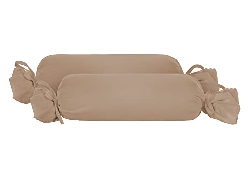 biberna Feinjersey-Kopfkissenbezug 0077144 Macchiato 2X 15x40 cm von biberna