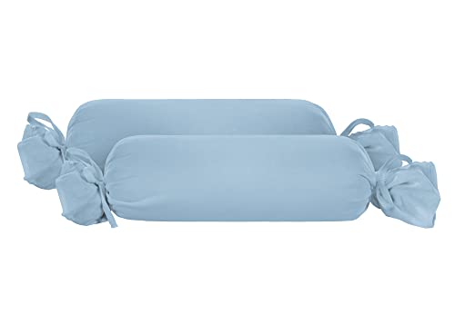 biberna Feinjersey-Kopfkissenbezug 0077144 eisblau 2X 15x40 cm von biberna