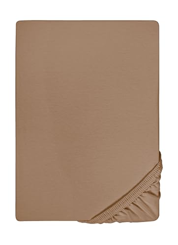 biberna Feinjersey-Spannbetttuch 0077144 Macchiato 1x 140x200 cm - 160x200 cm von biberna