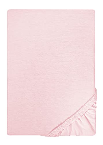 biberna Jersey-Spannbetttuch 0077155 Rose 1x 90x190 cm - 100x200 cm von biberna