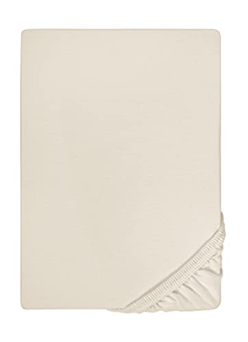 biberna Jersey-Elastic-Topper-Spannbetttuch 0077641 grau 1x 180x200 cm - 200x220 cm von biberna