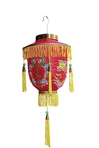 XL Laternen 2 Stück Japanische Chinesische Asiatische Lampions Dekoration mit Quasten Lantern Lampenschirm Sushi von bick.shop