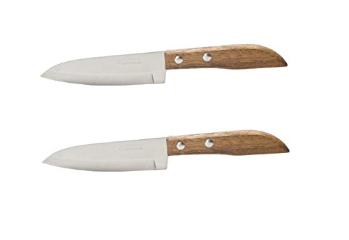 bick.shop Küchenmesser mit Holzgriff extrem scharf Obstmesser Steakmesser Sushimesser Allzweckmesser (2) von bick.shop