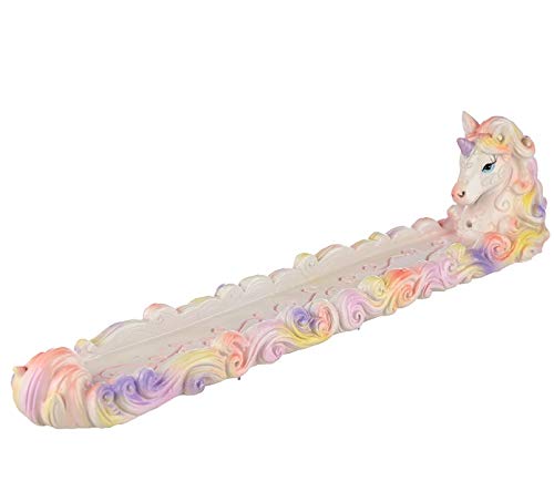 bick.shop Räucherstäbchenhalter Einhorn Ascheauffänger Stäbchenhalter Unicorn duftstäbchen (Bunt) von bick.shop