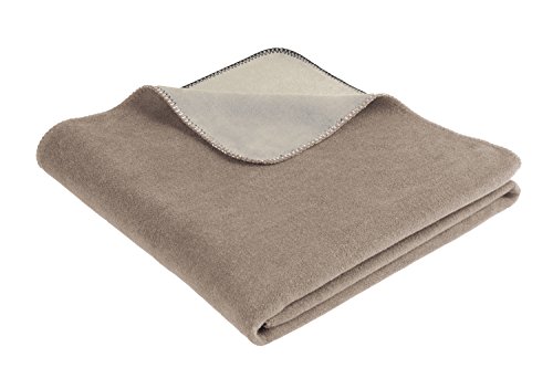 biederlack AmazonUkkitchen Duo-Überwurf, Baumwoll-Mischgewebe, Einzelbett, Baumwollmischung, Palisade/Feather, 49 x 37 x 12 cm von biederlack