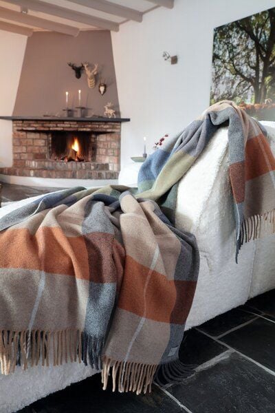 biederlack Plaid Wohndecke Fransenplaid "Quito" 100 % Wolle von biederlack