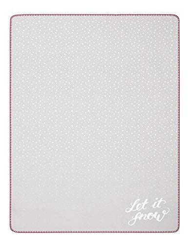 biederlack Überwurf, Baumwoll-Mischgewebe, 150 x 200 cm, Grau von biederlack