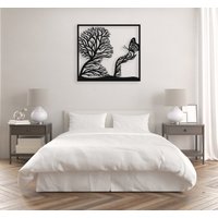 Metall Kunst Baum Gesichter, Arbeit, Gesicht Kunst, Schmetterling Wand Dekor, Menschliche Figur Dekor Modern, Große Outdoor von bigMetalWallArt