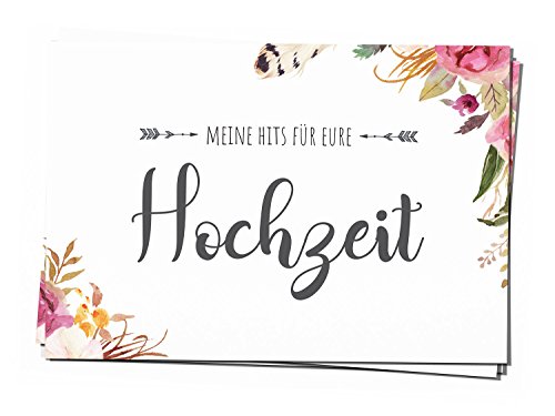 bigdaygraphix 50 Musikwunschkarten - Boho Dream bigdaygraphix 50 Musikwunschkarten - Boho Dream von bigdaygraphix