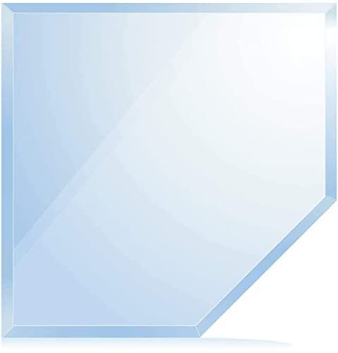 BIJON Funkenschutz-Platte mit Facettenschliff, Glasplatte Kaminofen, Kaminschutz mit ESG Sicherheitsglas, Kamin Glasplatte, Fünfeck 110 x 110 x 65 cm, 8mm von bijon